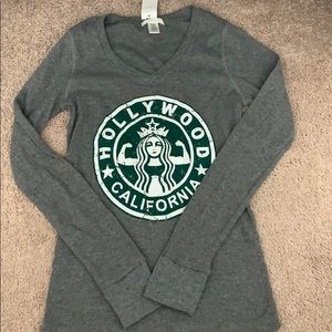 Hollywood California Starbucks Longsleeve